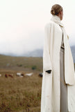 SEVARA cardigan coat, milk