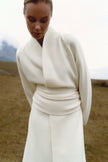 SEVARA cardigan coat, milk