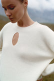 ALESSANDRA jumper, milk