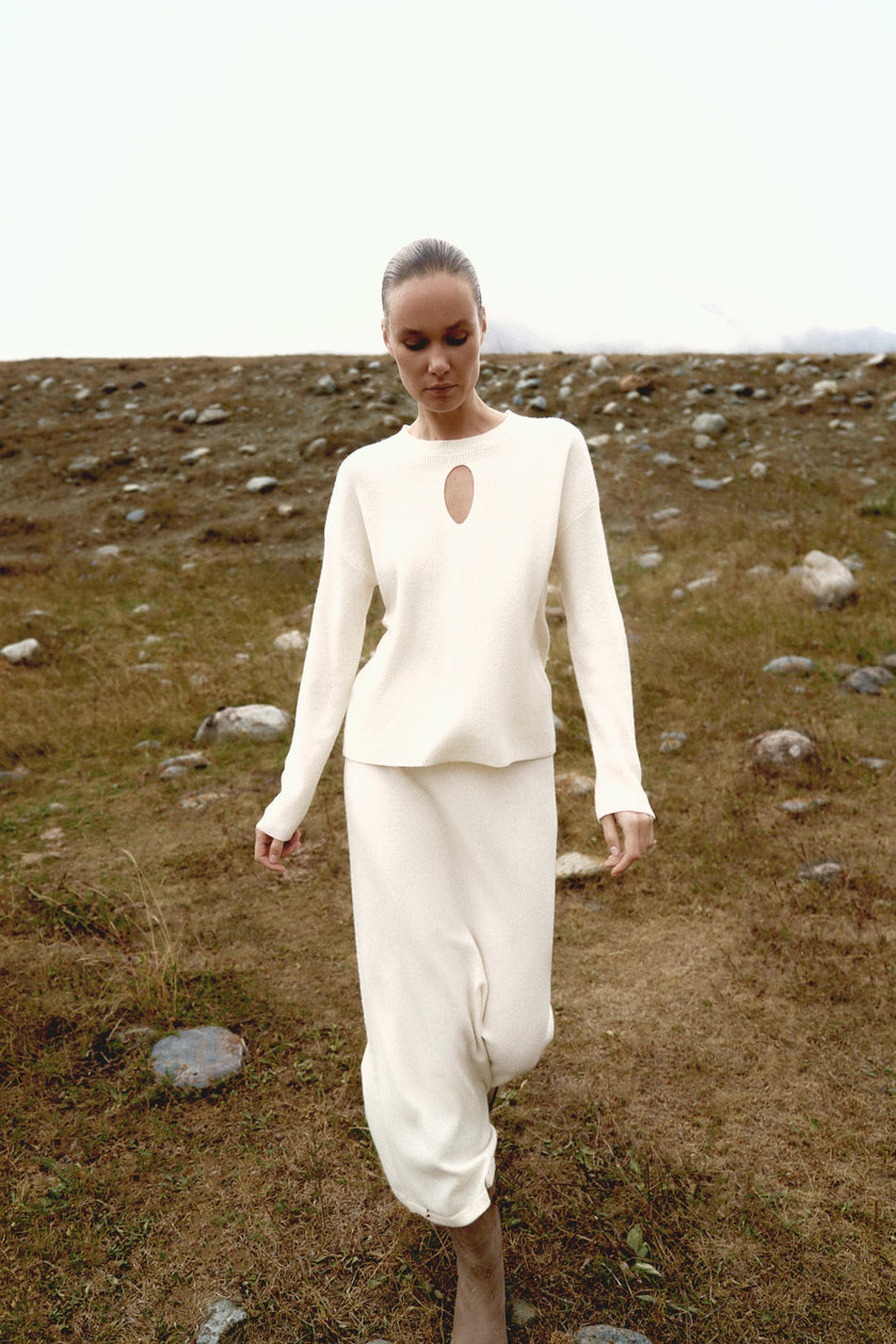 ALESSANDRA jumper, milk