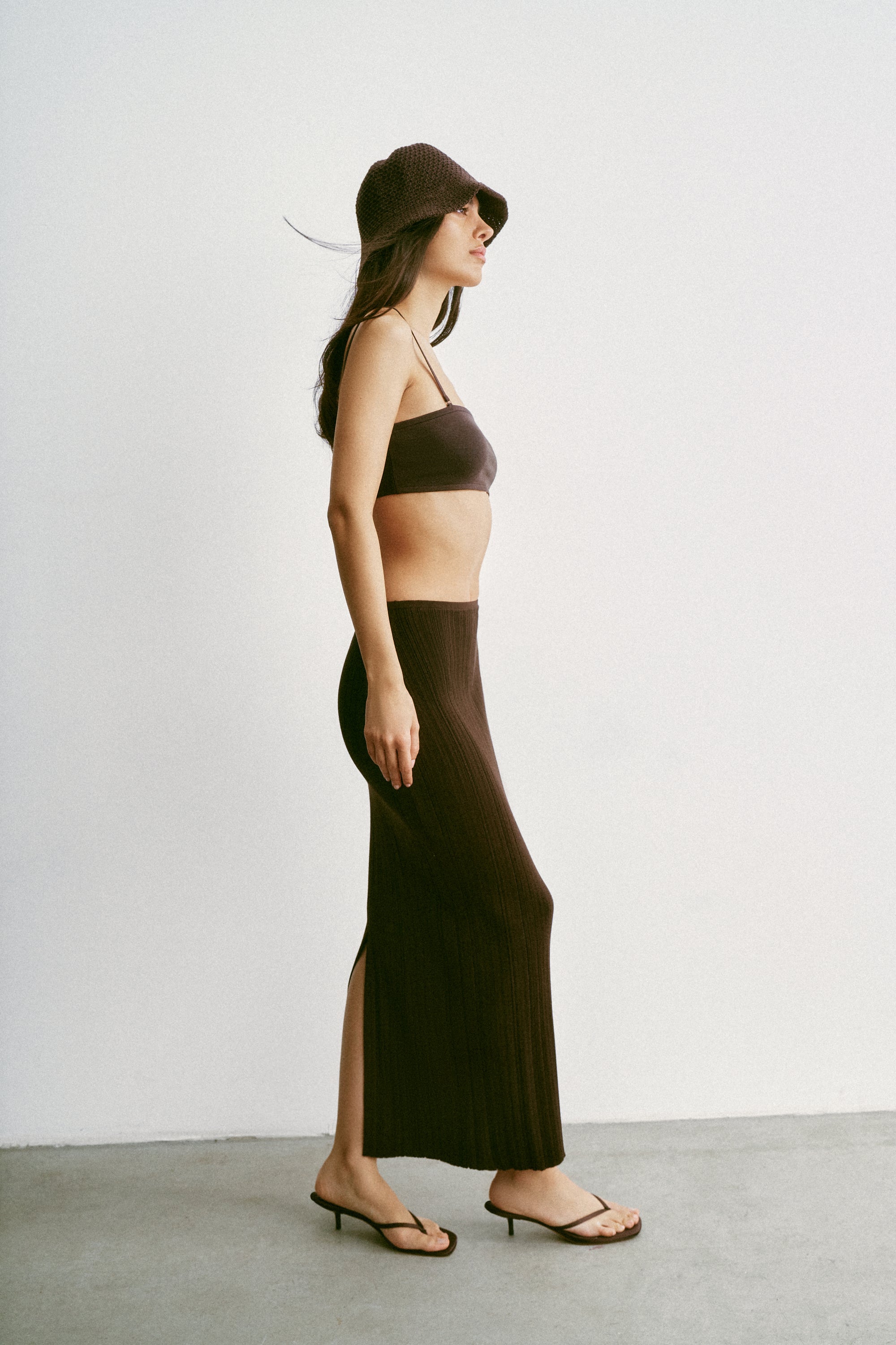 BALI skirt, chocolate