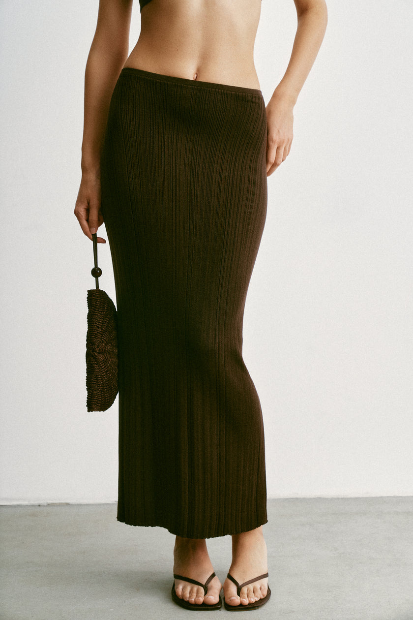 BALI skirt, chocolate