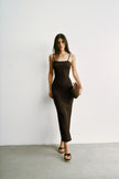 BALI dress, chocolate
