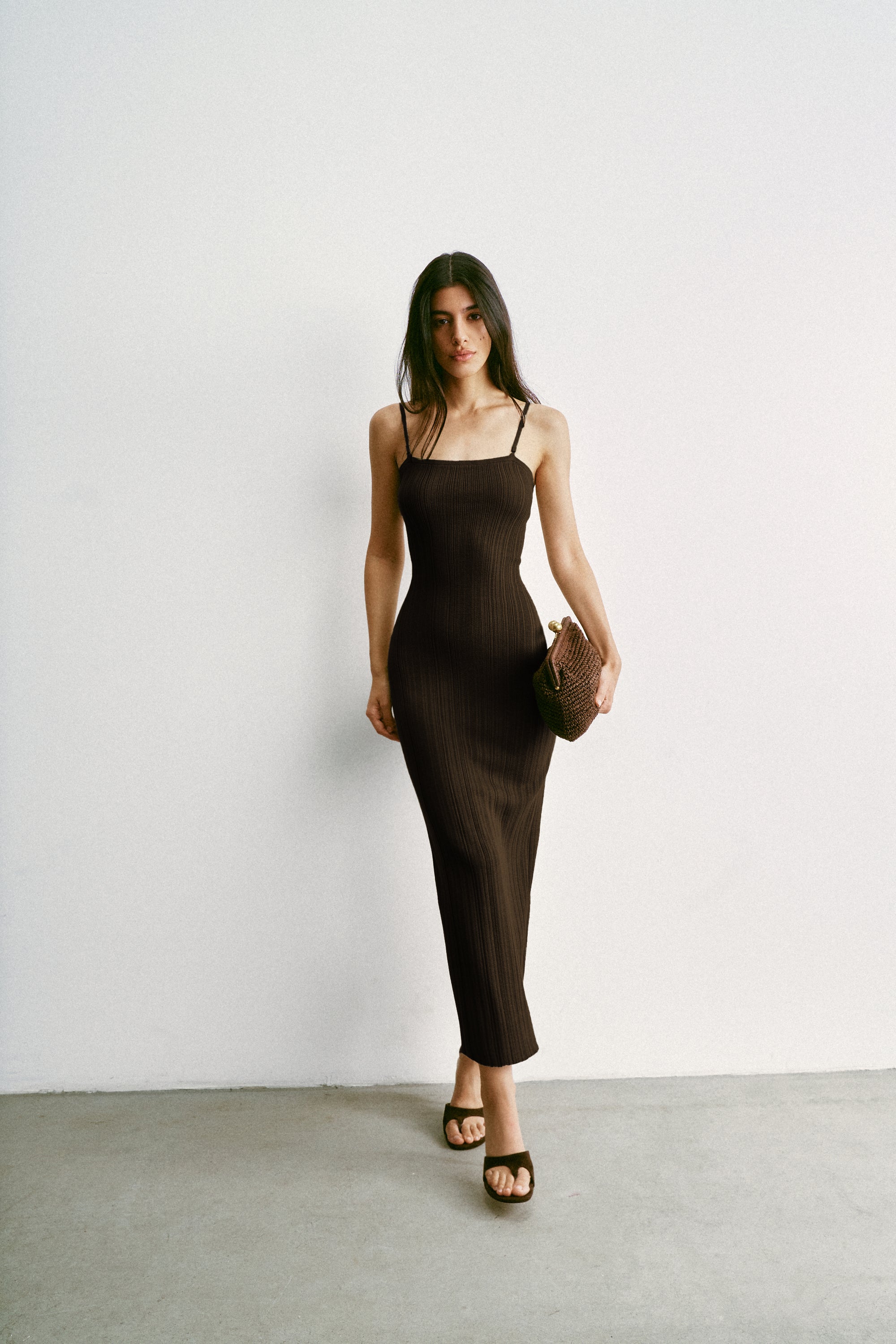 BALI dress, chocolate