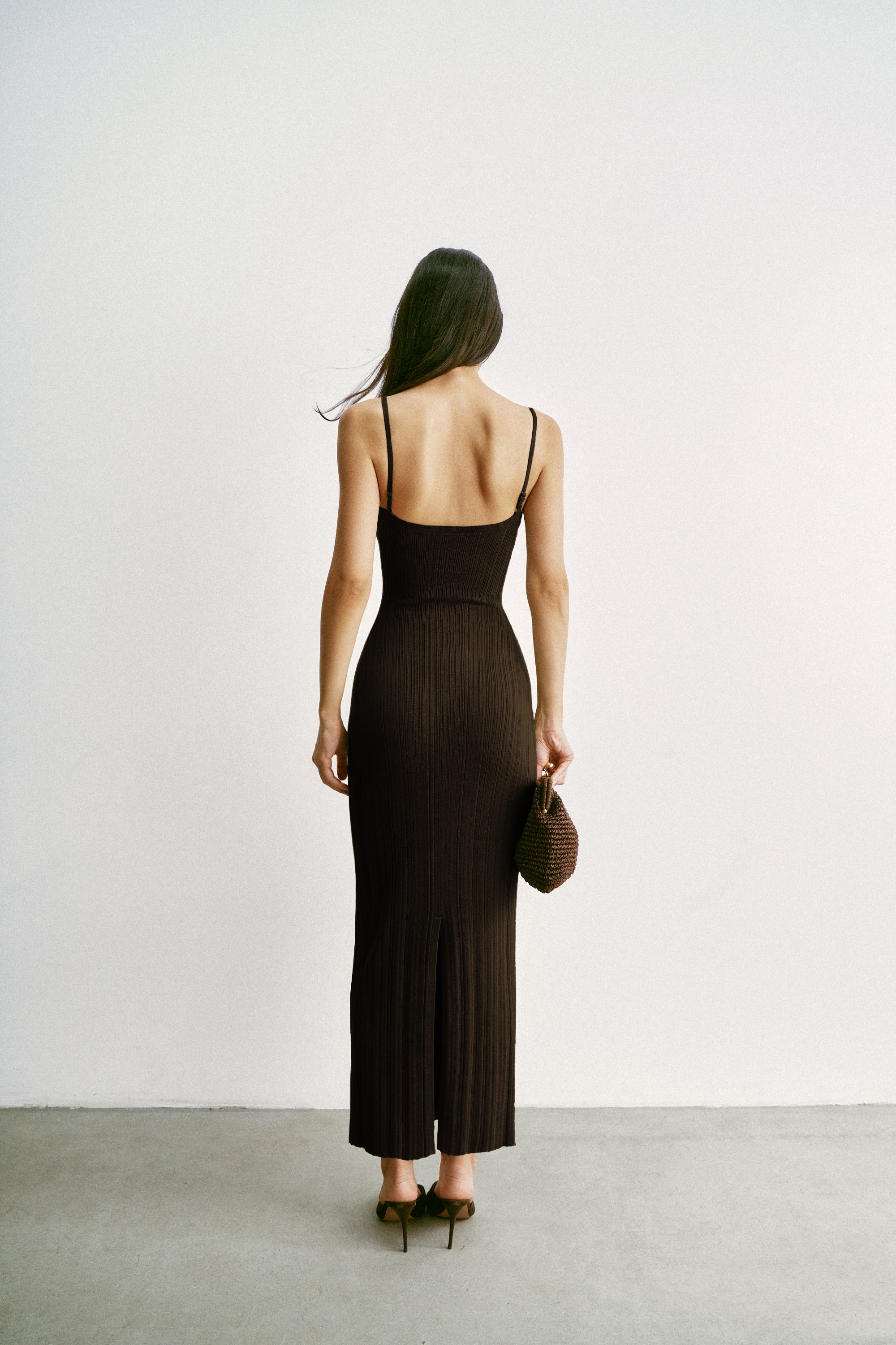 BALI dress, chocolate