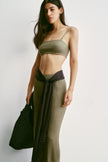 BALI bandeau top, khaki