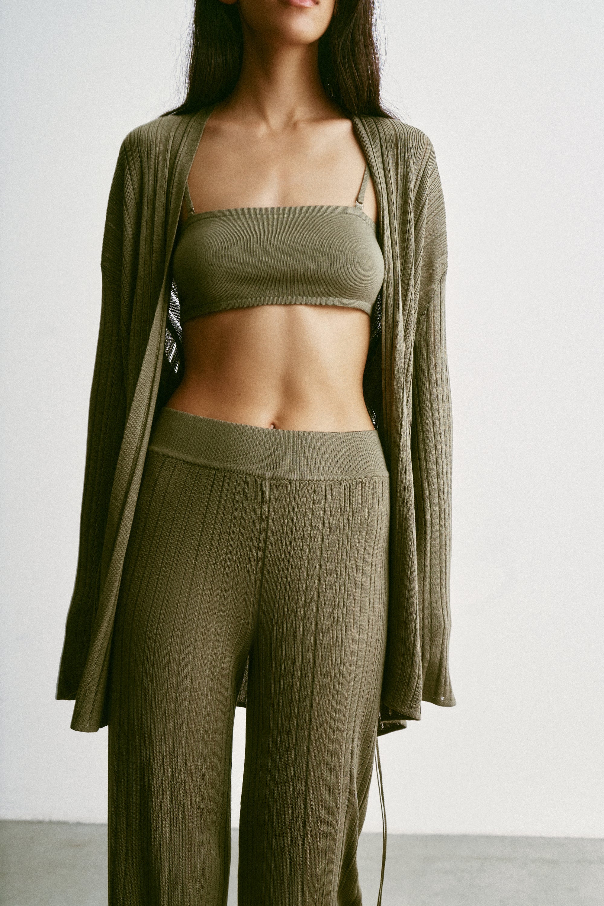 BALI bandeau top, khaki
