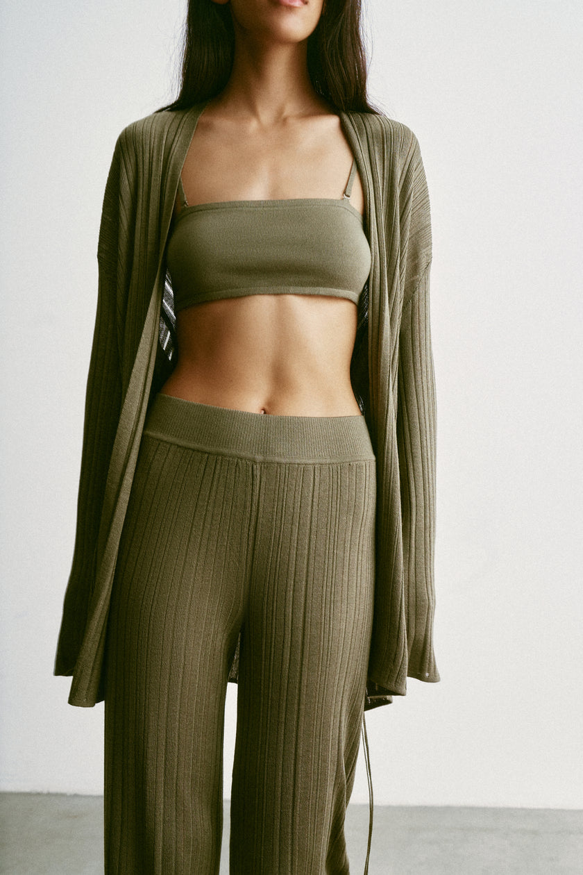 BALI bandeau top, khaki