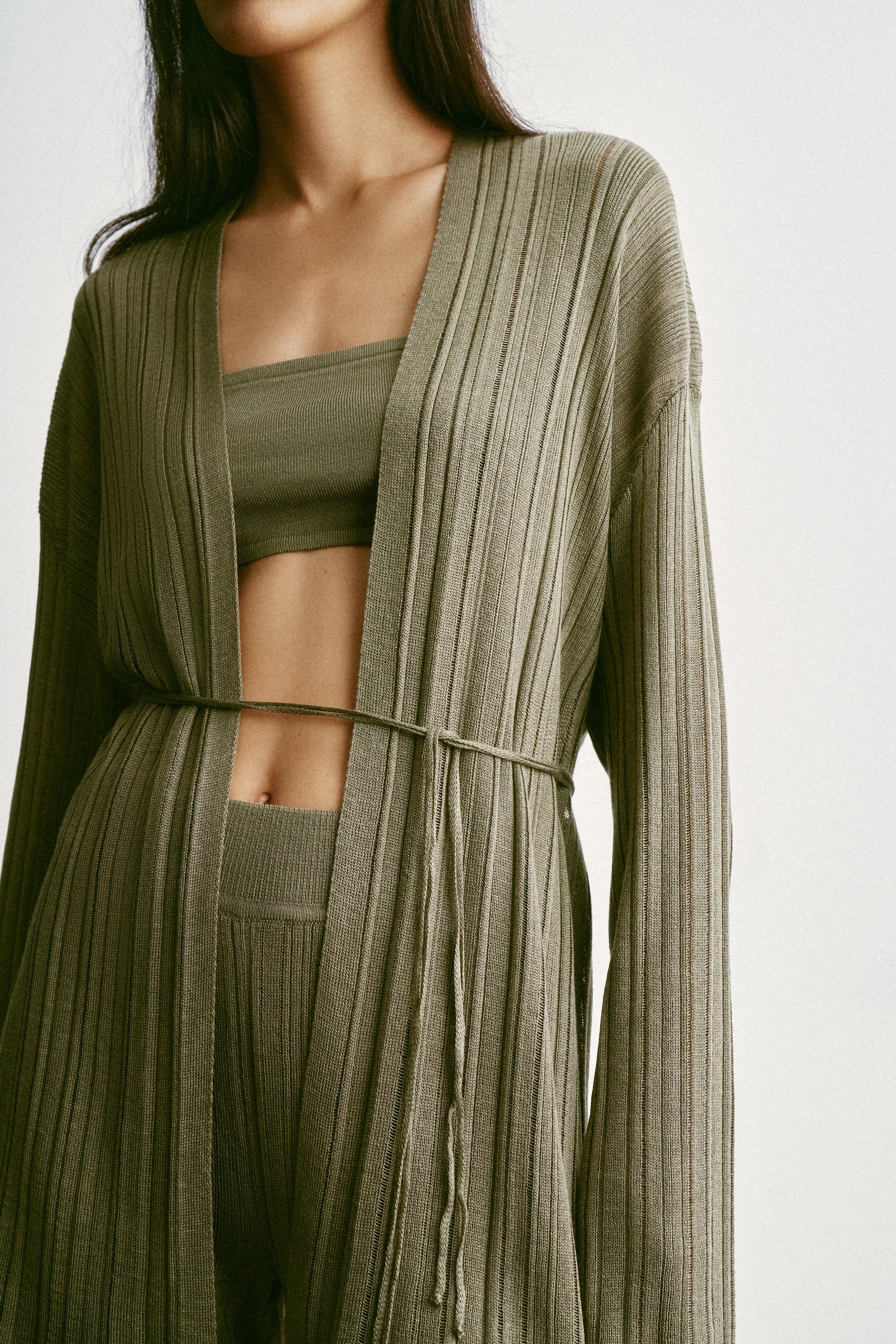 BALI cardigan, khaki