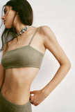 BALI bandeau top, khaki