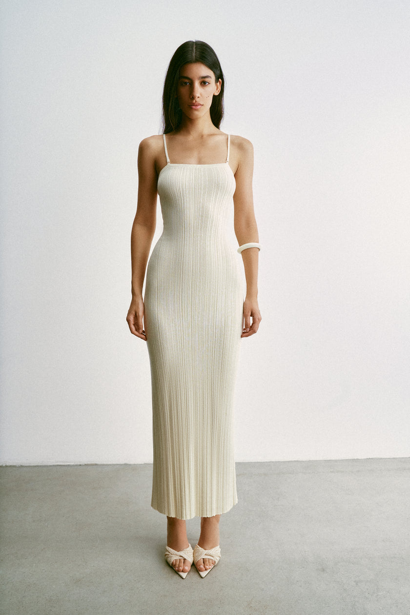 BALI dress, milk