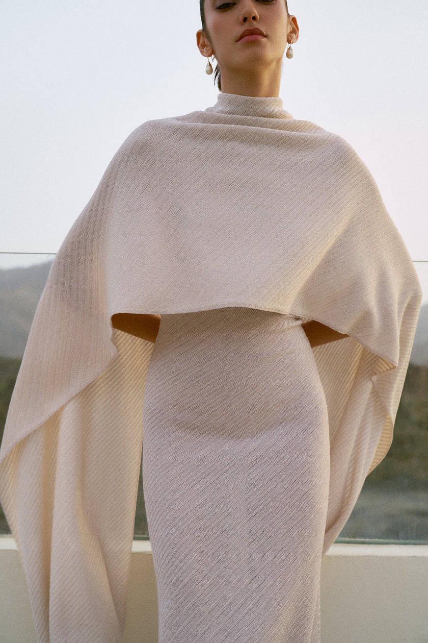 BASMA dress, champagne