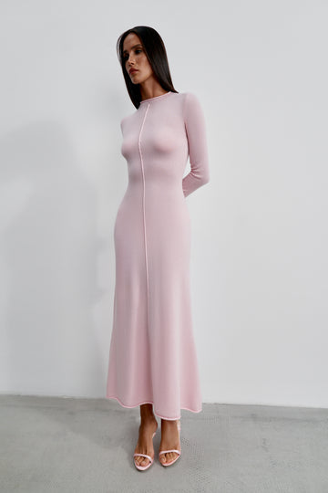 RUBY cashmere-blend dress, pink