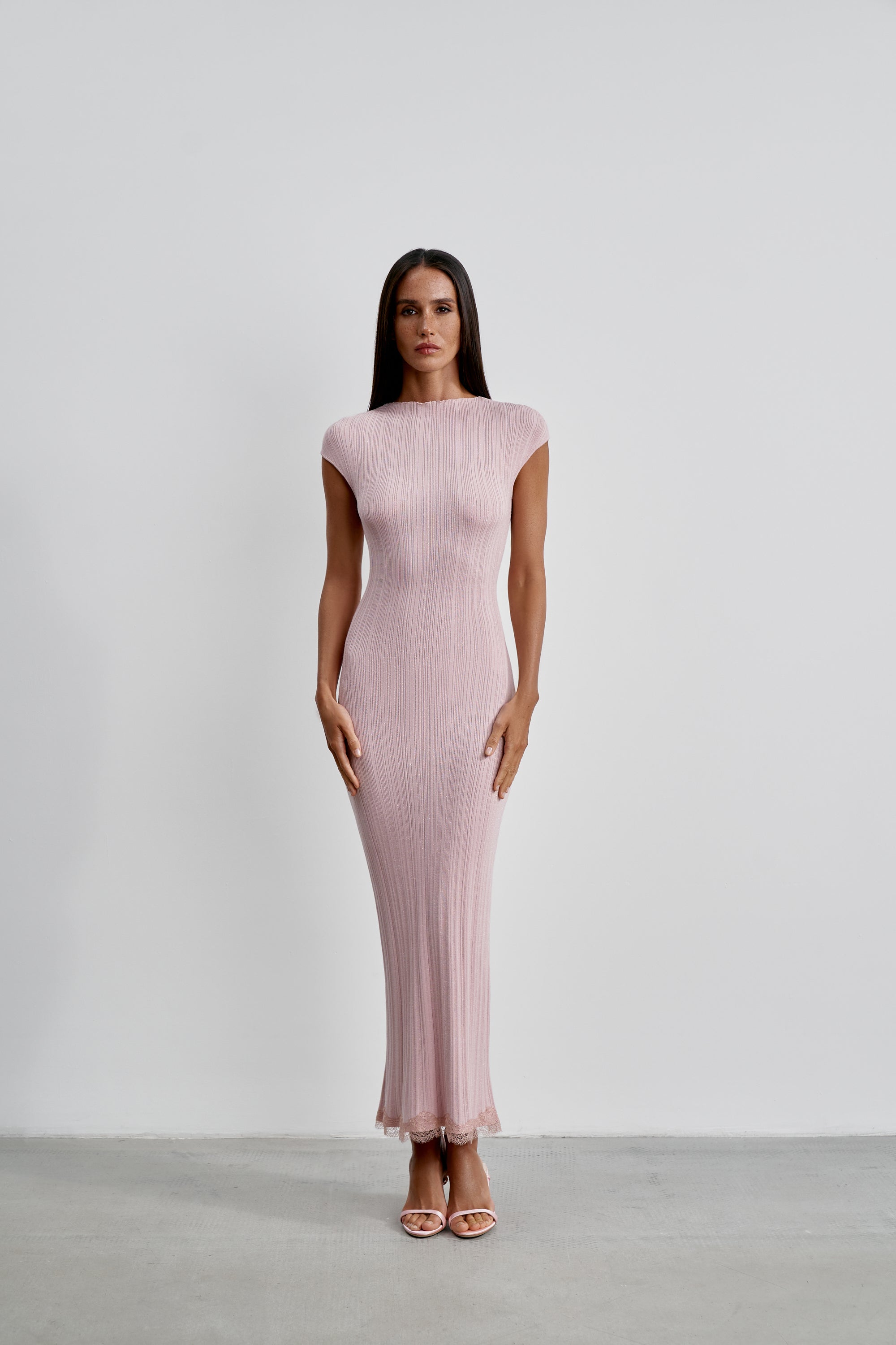 SHERINE dress, powder