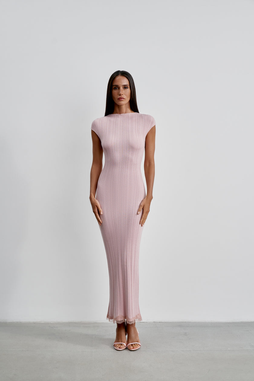 SHERINE dress, powder