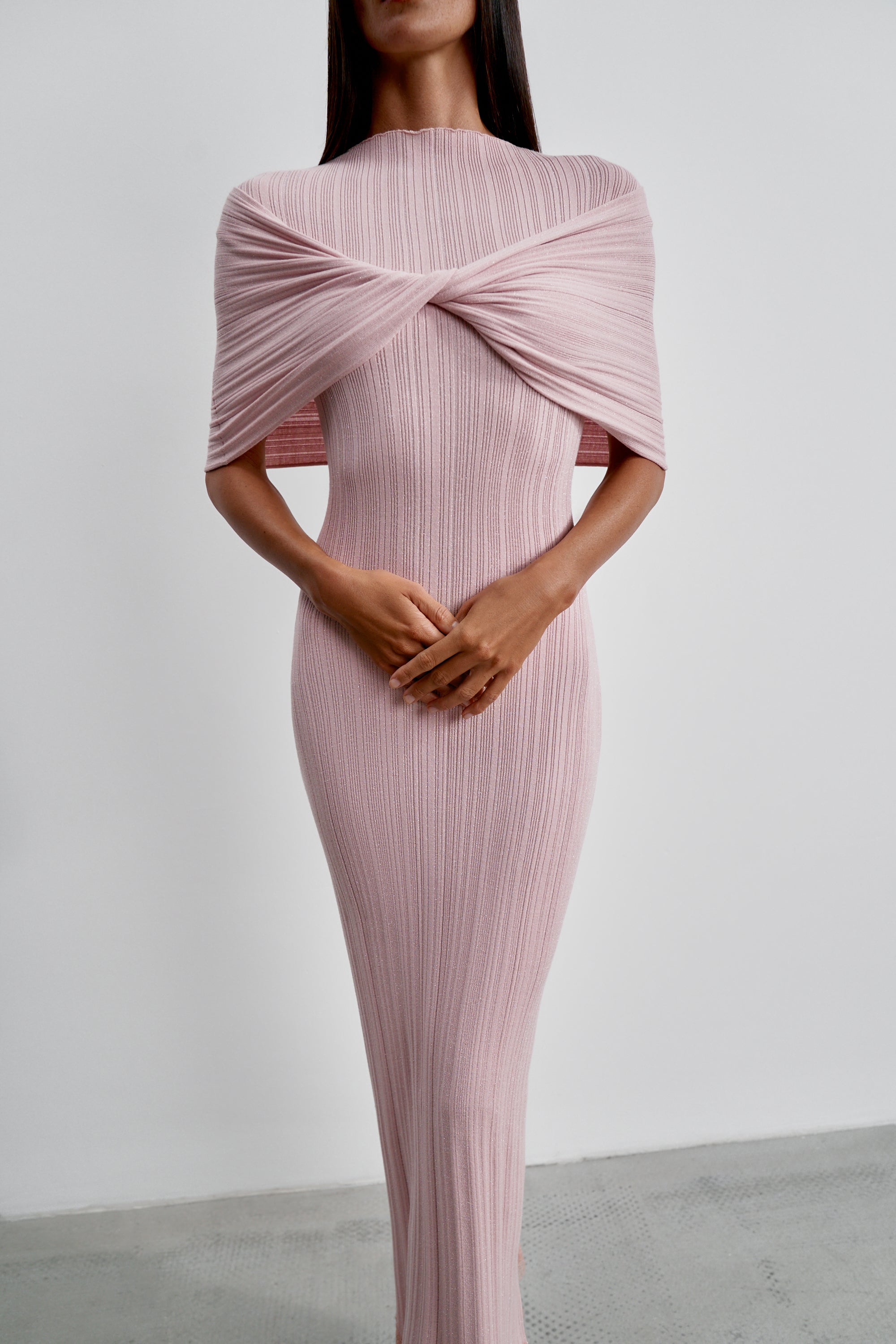 SHERINE dress, powder
