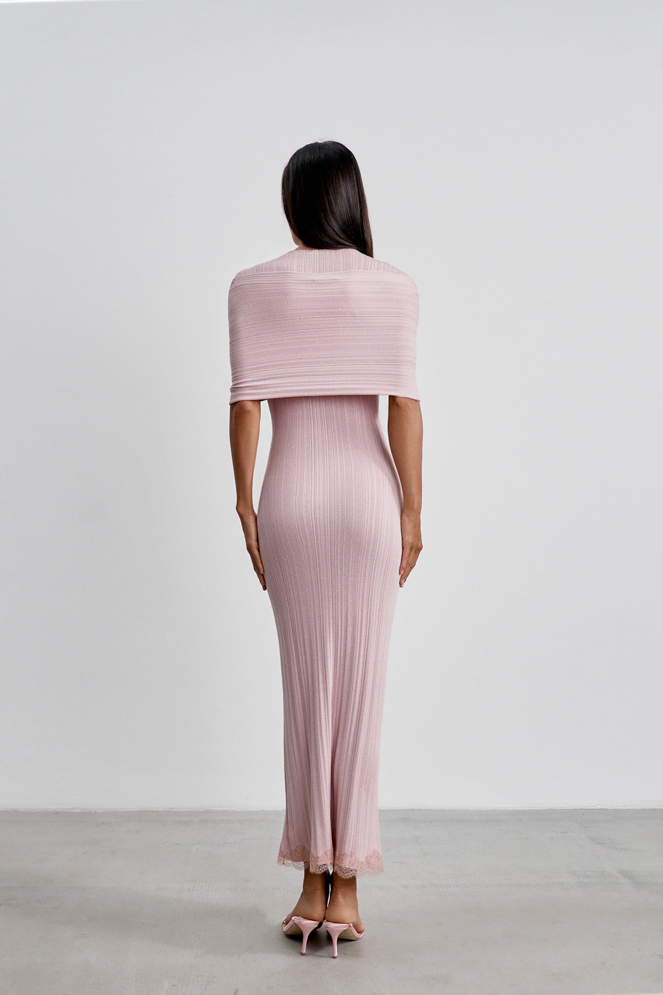 SHERINE dress, powder