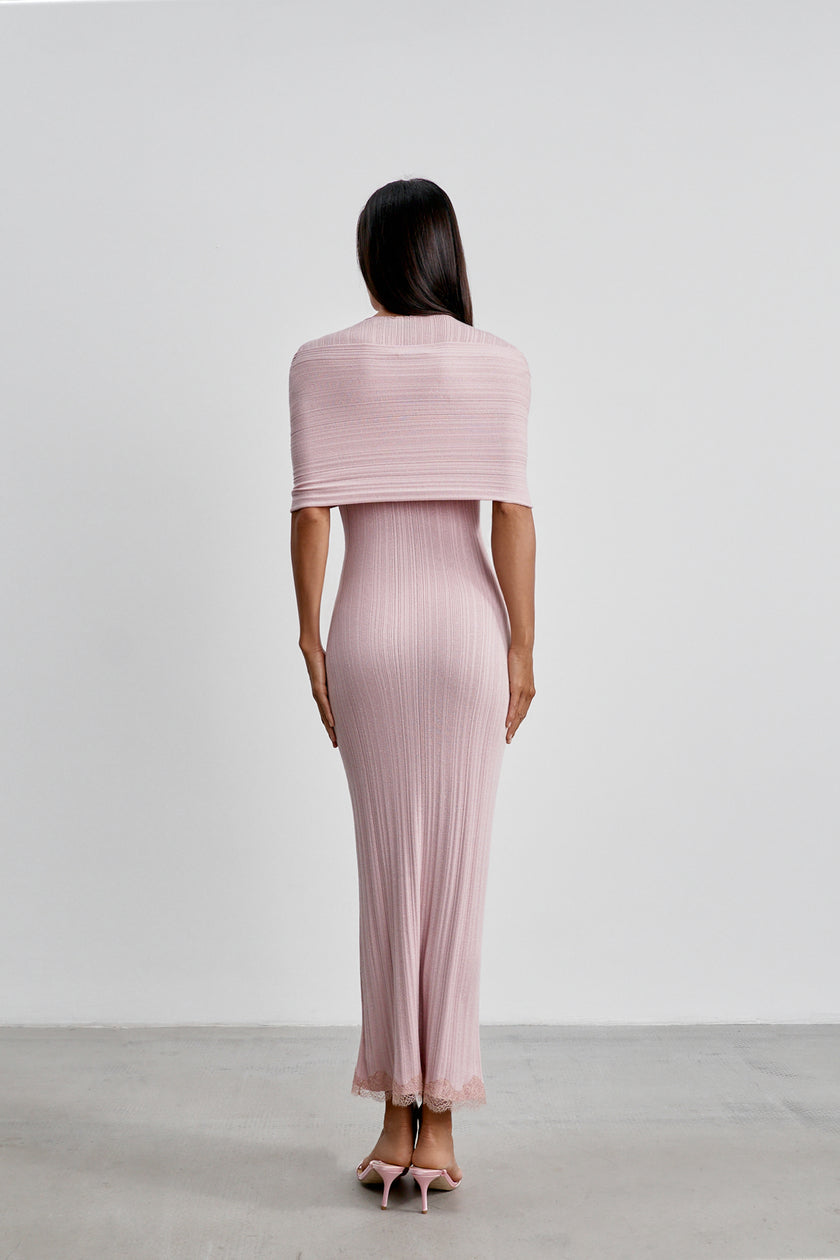 SHERINE dress, powder