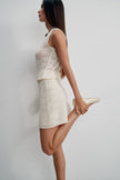 MIA mini skirt, milk