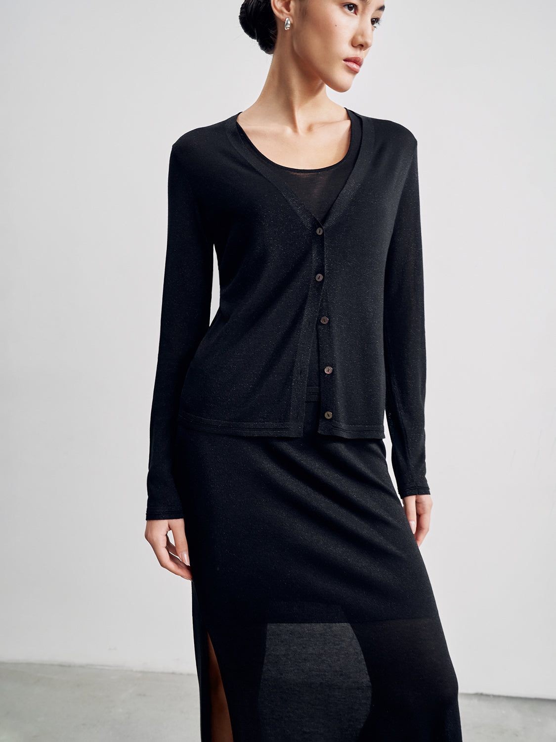 ESTELLE cardigan, black