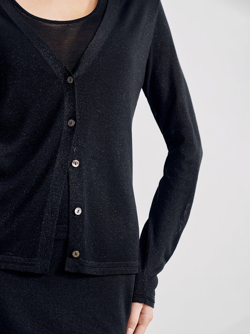 ESTELLE cardigan, black