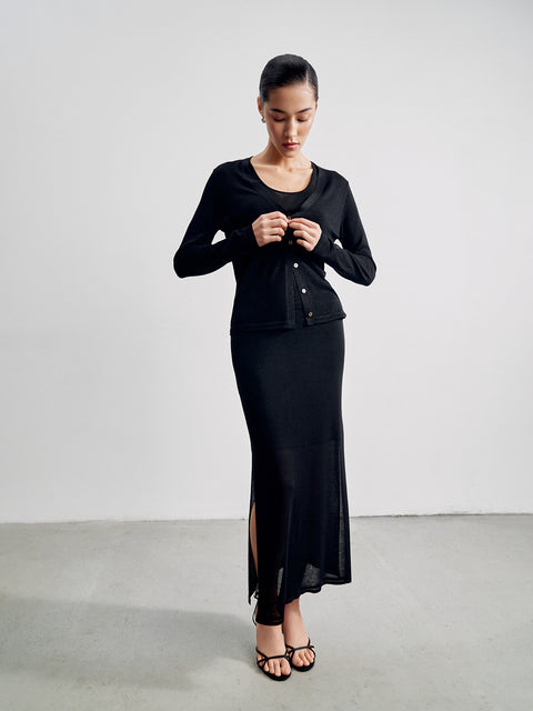 ESTELLE skirt, black