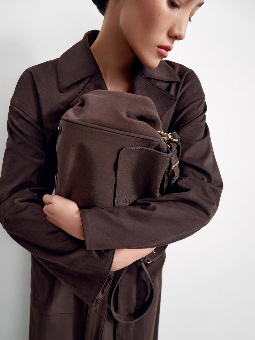 CHARLOTTE bag, chocolate