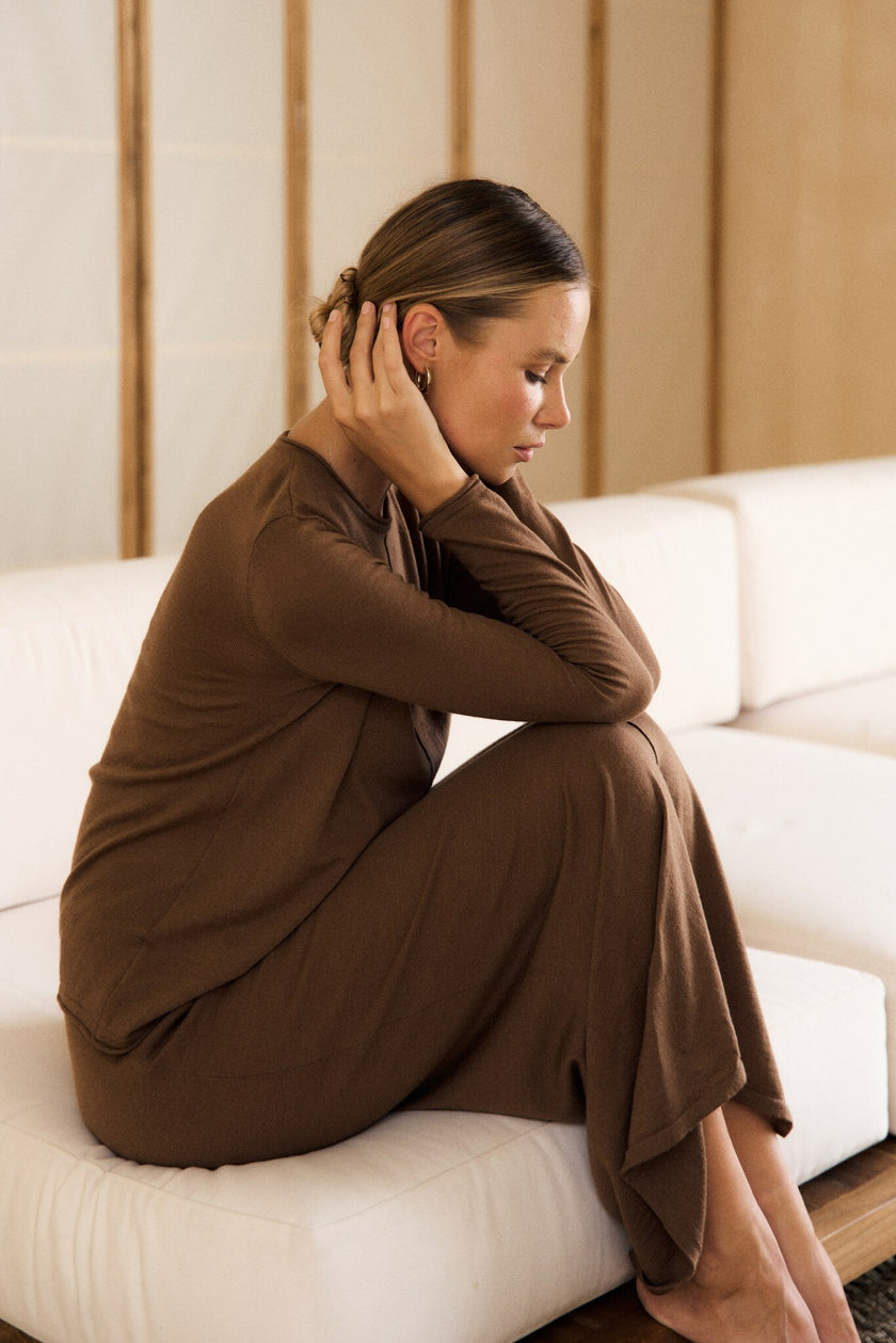 LOREN skirt, caramel
