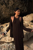 KHAYAL cardigan, dark chocolate
