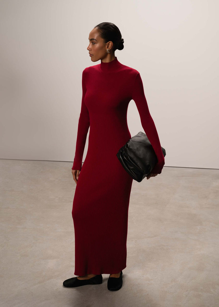 DRESS dress, sangria