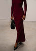 COTY dress, sangria