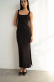 SORAYA dress, dark chocolate