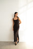 SORAYA dress, dark chocolate