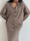 SORAYA cardigan, beige mélange