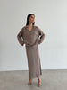 SORAYA cardigan, beige mélange