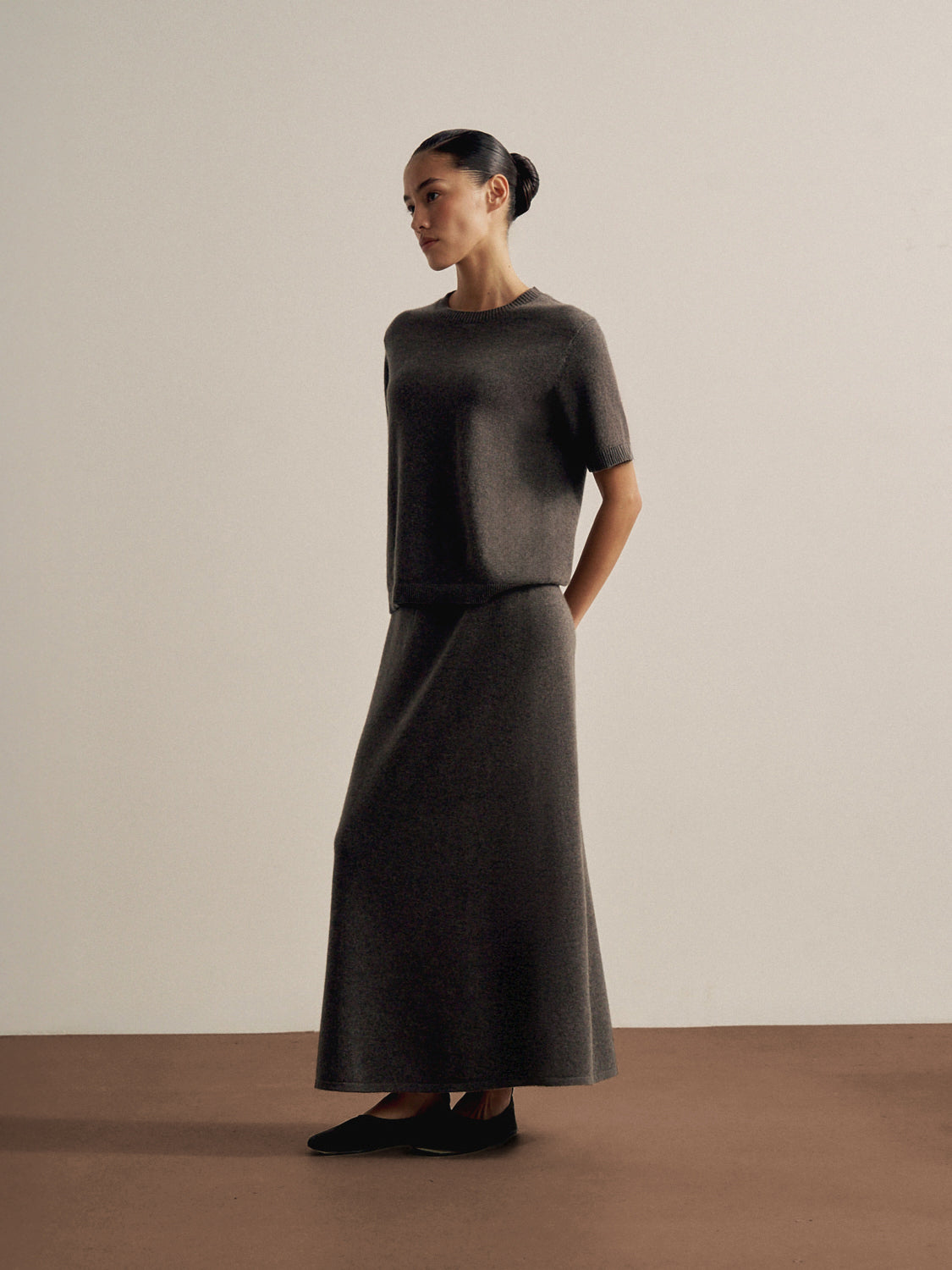 ALINA jumper, chocolate