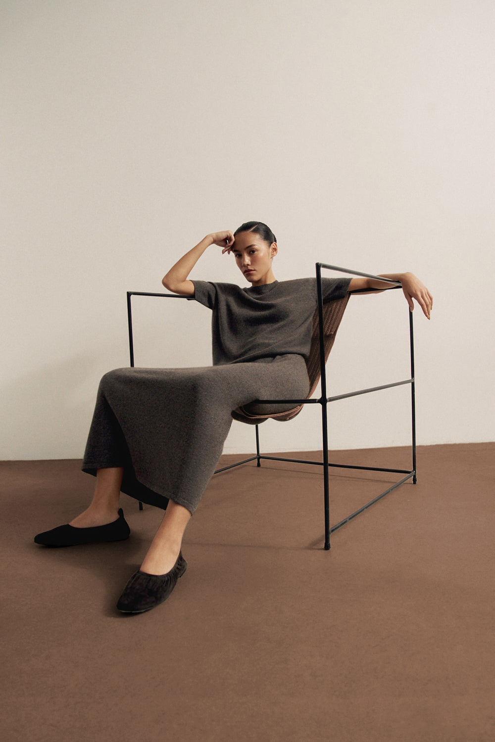 ALINA jumper, chocolate