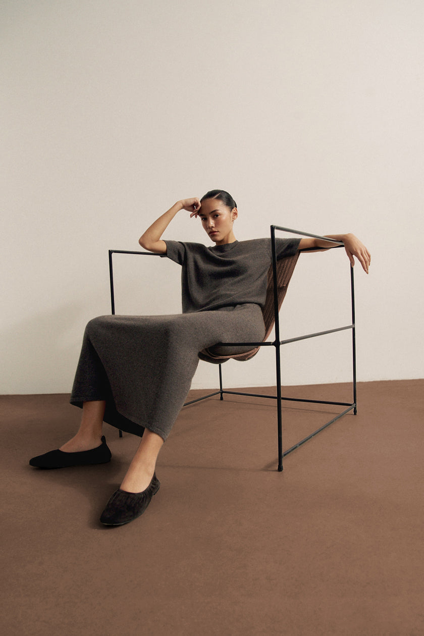 ALINA jumper, chocolate