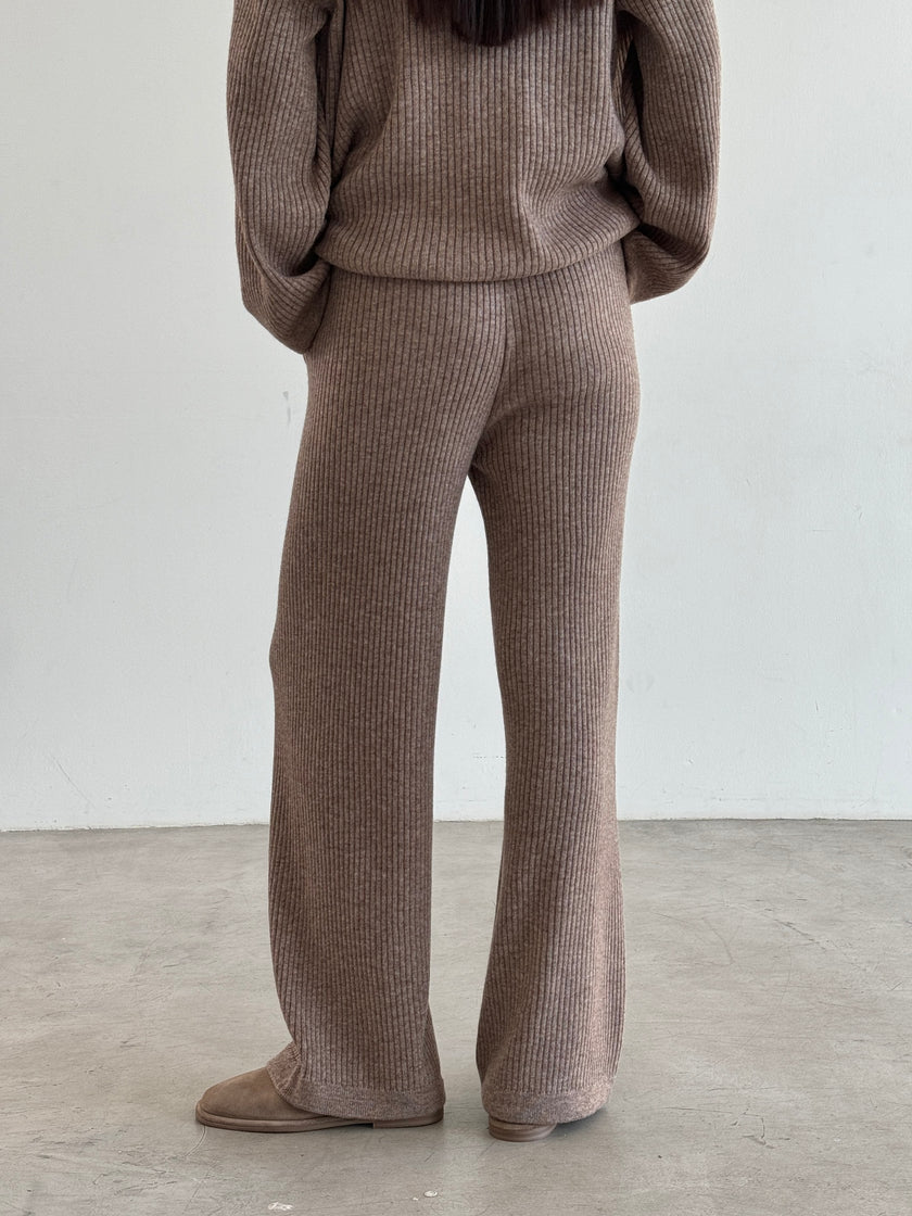 SORAYA pants, beige mélange