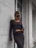 COTY top, ardesia