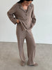 SORAYA pants, beige mélange