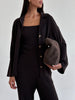 SORAYA cardigan, dark chocolate