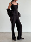 SORAYA top, dark chocolate