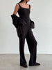 SORAYA top, dark chocolate