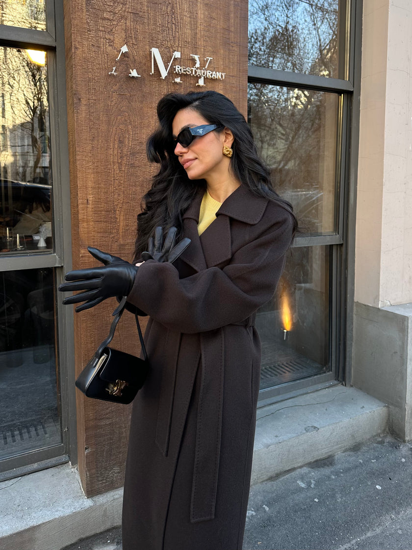 MARNI coat, chocolate