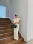 MIU skirt, milk