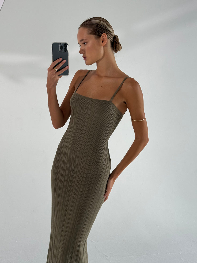 BALI dress, khaki