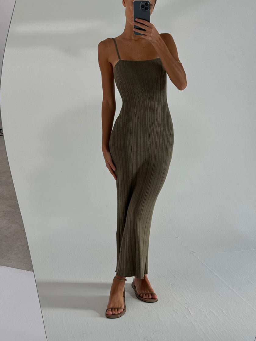 BALI dress, khaki