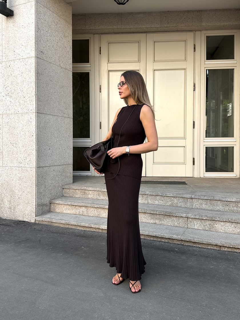 MISHA skirt, chocolate