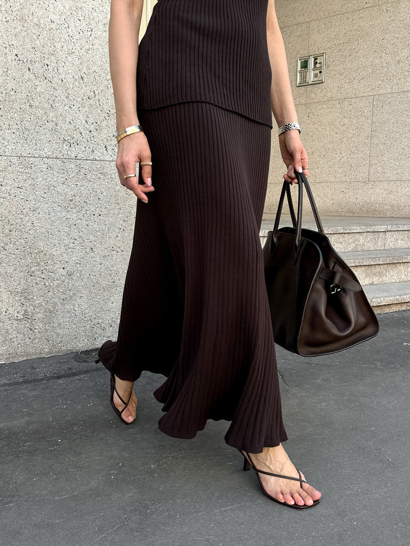 MISHA skirt, chocolate